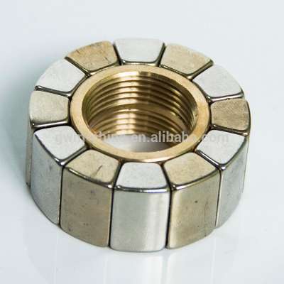 Brass Composite Neodymium Magnet Cylinder Assembly